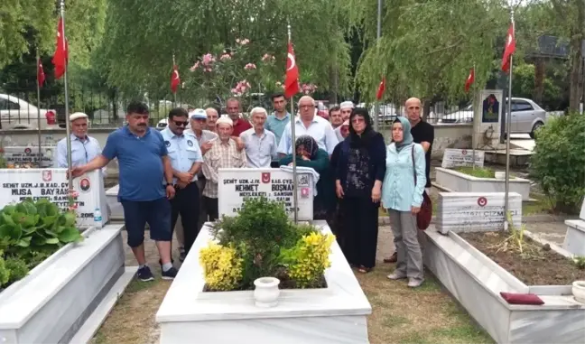 Şehit Mehmet Boşnak kabri başında anıldı