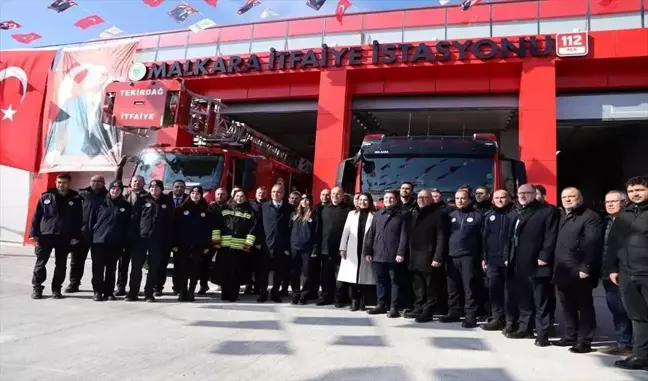 Tekirdağ'da Modern İtfaiye İstasyonu Hizmete Açıldı