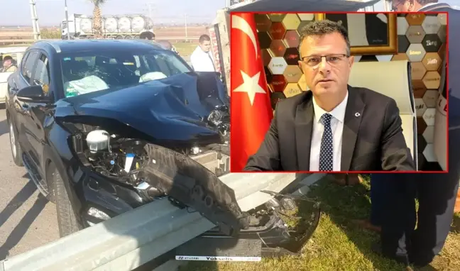 Trafik kazasında yaralananlara ilk müdahaleyi belediye başkanı yaptı