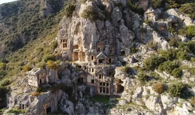Demre'deki ören yerlerini geçen yıl 242 bin kişi ziyaret etti