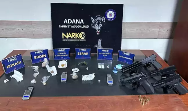 Adana'da uyuşturucu satan 3 kişiden 2'si tutuklandı