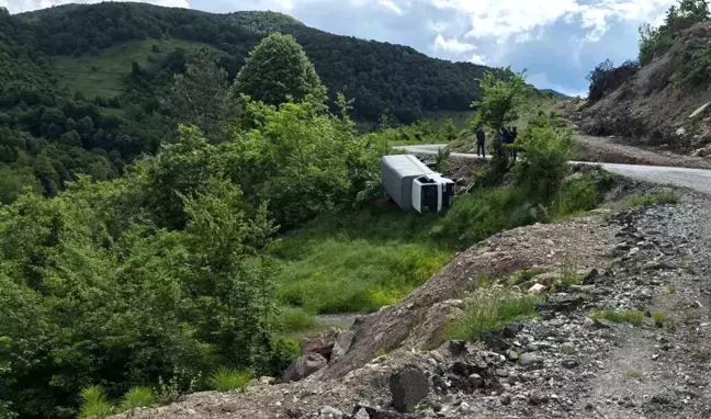 Güneşli Köyü'ndeki Kamyonet Kazası: Yaralı Yok