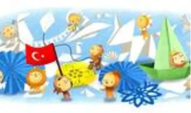 23 Nisan Doodle oldu! Google 23 Nisan'ı Doodle ekranına taşıdı! Doodle nedir?