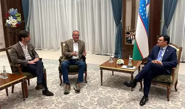 KÜN Rektörü Prof. Dr. Hasan Ali Karasar, Özbekistan Cumhuriyeti Ekoloji, Çevre Koruma ve İklim Değişikliği Bakanı Aziz Abdukhakimov ile görüştü