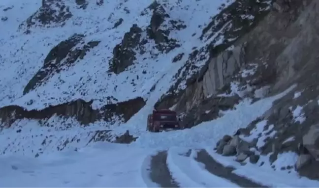 Rize'de Kar Yağışı ve Çığ Tehlikesi