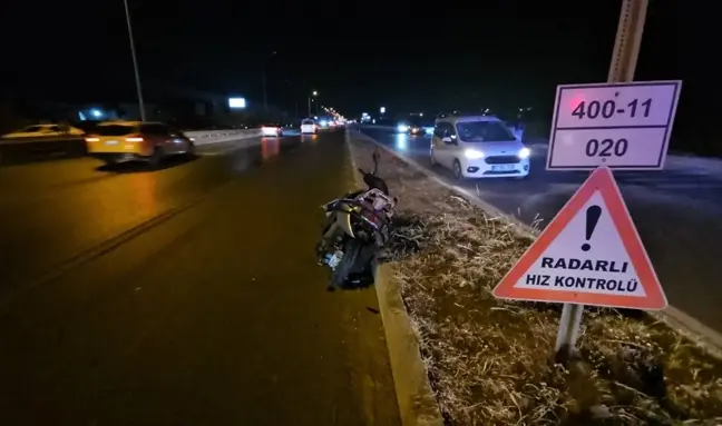 Manavgat'ta motosiklet kazası: Sürücü hayatını kaybetti