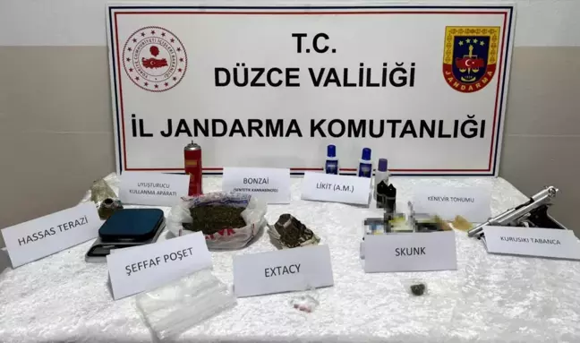 Düzce'de Uyuşturucu Operasyonu: Çok Sayıda Madde Ele Geçirildi