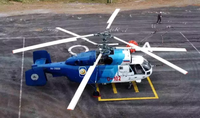 Balıkesir'de Yangınla Mücadele İçin Yeni Helikopter Göreve Başladı