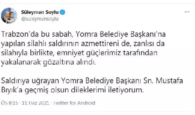 Yomra Belediye Başkanı Bıyık'a silahlı saldırı (3)