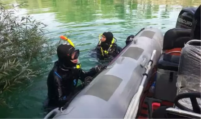 Irmakta Kaybolan Samet'i Arama Çalışması Sürüyor