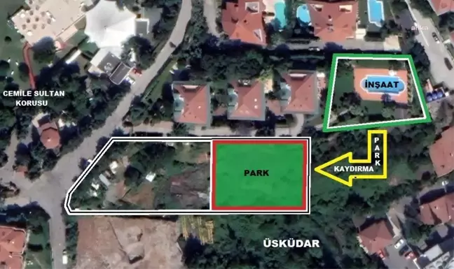 AKP'li Üsküdar Belediyesi, Park ile Konut Alanını Takas Etti