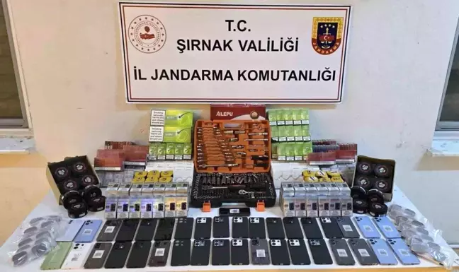 Şırnak'ta Kaçakçılıkla Mücadele: 12 Gözaltı ve Çok Sayıda Malzeme Ele Geçirildi