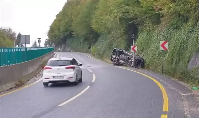 Bolu Dağı'nda Trafik Kazası: Sürücü Yaralandı