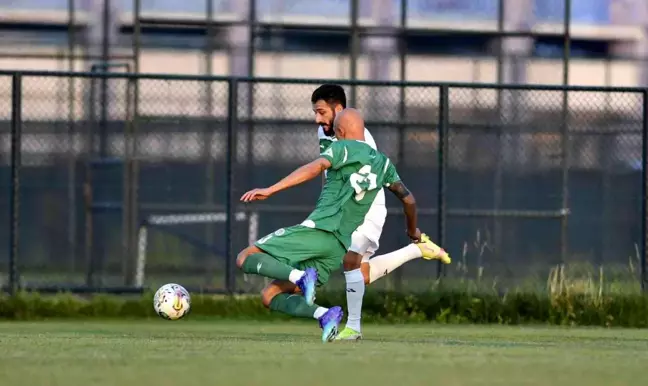 Bursa haberleri: Bursaspor, hazırlık maçında Etimesgut Belediyespor'u 1-0 mağlup etti