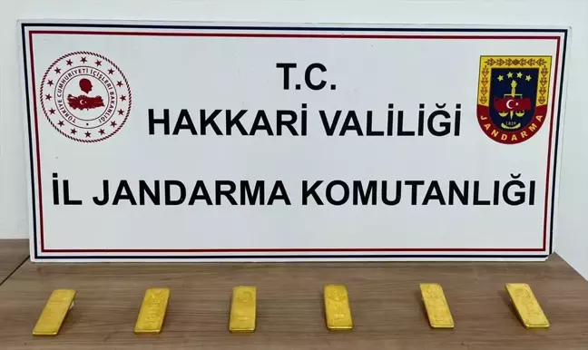 Hakkari'de Kaçak Altın Operasyonu: 6 Kilogram Ele Geçirildi