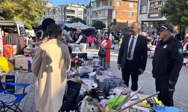 Boyabat'ta Zabıta Ekiplerinden Pazaryeri Denetimi