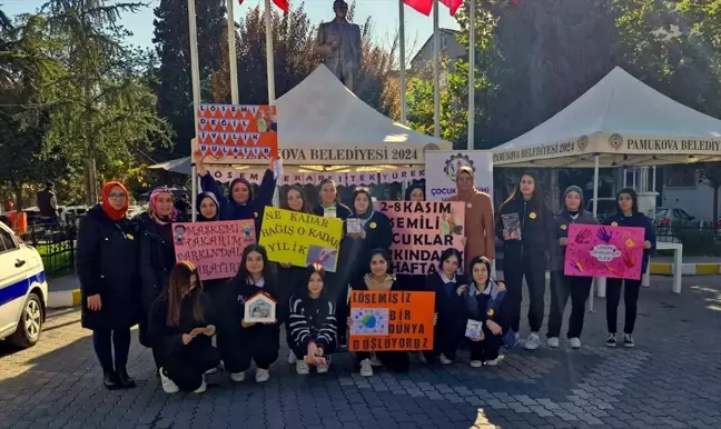 Pamukova'da Lise Öğrencilerinden Lösemili Çocuklara Destek