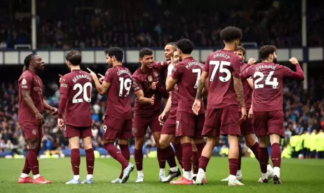 Manchester City, Everton'ı 2-0 Mağlup Etti