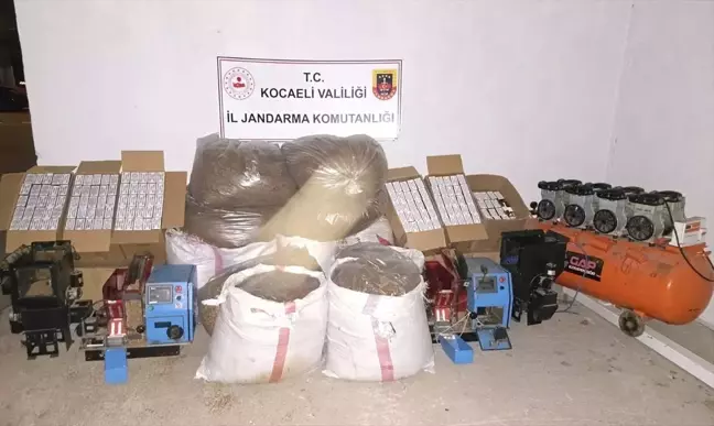 Kocaeli'de Kaçak Tütün Operasyonu: 600 Kilogram Tütün ve 105 Bin Makaron Ele Geçirildi