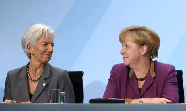 Yunanistan'ın Gözü, Merkel ile IMF Başkanı Lagarde'ın Görüşmesinde