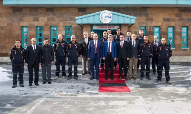 Vali Bilmez, Afad'ı Ziyaret Etti