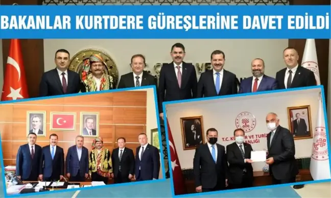 BAŞKAN YILMAZ VE BAŞKAN ORKAN'DAN ANKARA'DA KURTDERE DAVETİ