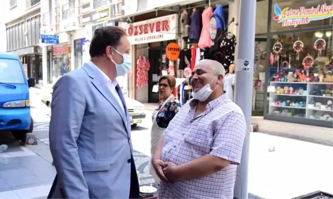 BAŞKAN ORKAN VATANDAŞ VE ESNAFLARLA İÇİÇE