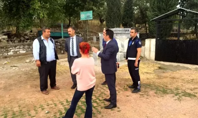 Büyükşehir'den Gördes Mezarlıklarında İnceleme
