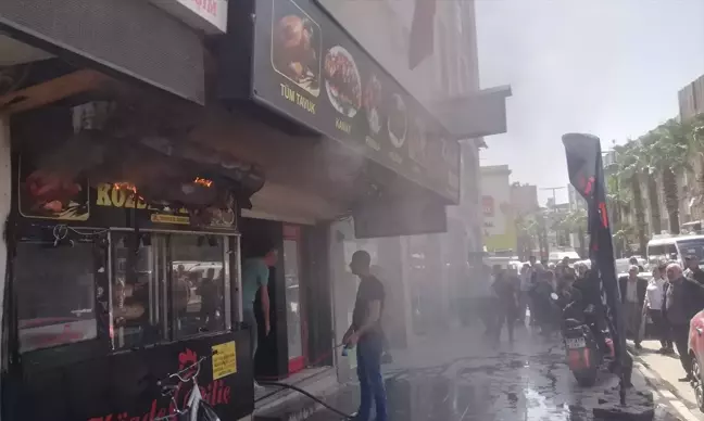 Tarsus'ta restoranda yangın çıktı