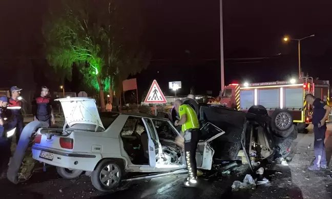 Aydın'ın Söke ilçesinde otomobil kazası: 1 ölü, 6 yaralı