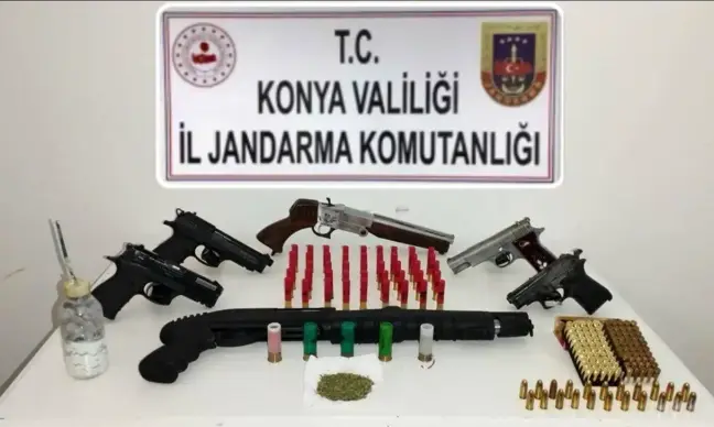 Konya'da Ruhsatsız Silah Operasyonu: 1 Gözaltı