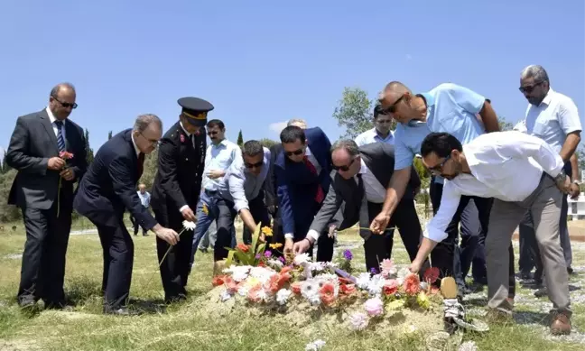 Germencik'te şehitler dualarla anıldı