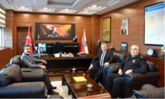 Trabzon'dan Giresun Emniyet Müdürlüğü'ne nezaket ziyareti