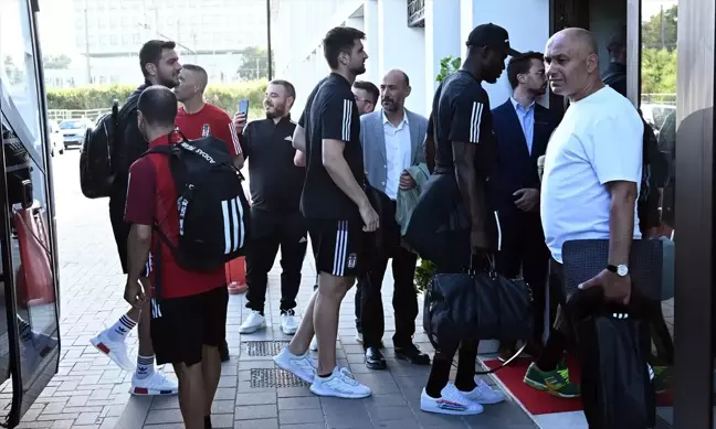 Beşiktaş Club Brugge deplasmanına ulaştı