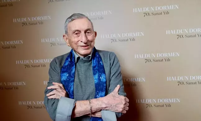 Sanat hayatında 70 yılı geride bırakan Haldun Dormen, AA'ya konuştu Açıklaması