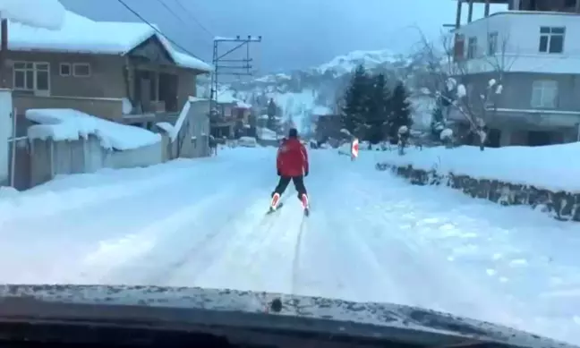 Rize'de Kayak Takımlarıyla Bakkala İnme Keyfi