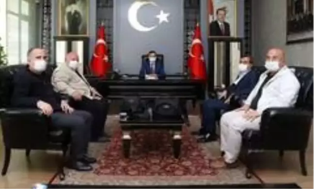 Başkan İşeri, Kaymakam Koç ile bir araya geldi