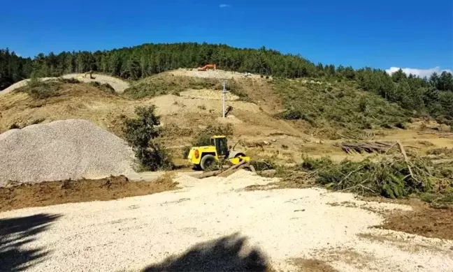 Emet ilçesinde Günlüce göleti yapımı için çalışmalar başladı