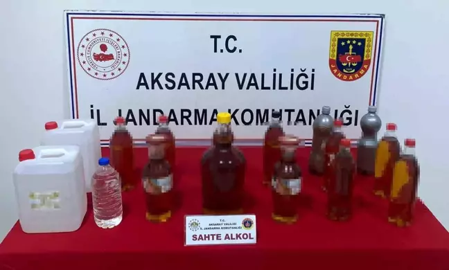 Aksaray'da Sahte İçki Üreticisine Operasyon