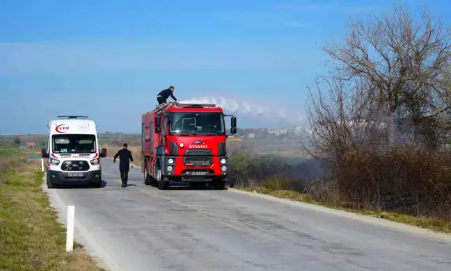 Edirne'de Yangın Paniği: Çiftlik Evi Kayıp Vermeden Söndürüldü