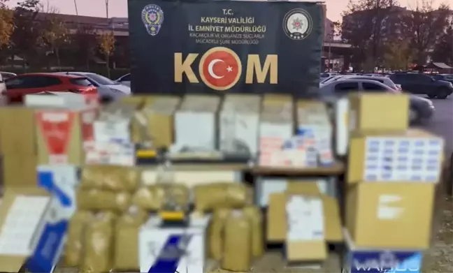 Kayseri'de Polis Denetimlerinde Kaçakçılık ve Adam Öldürme Suçlarıyla İlgili Yakalamalar