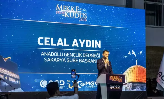 Sakarya'da Mekke'nin Fethi ve Kudüs Gecesi Programı Düzenlendi