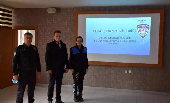 Bafra'da 'güvenlik' masaya yatırıldı