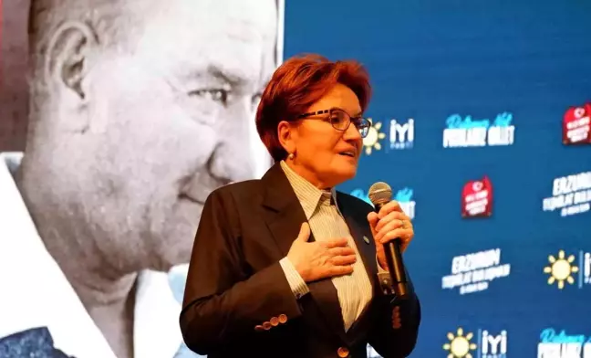 İYİ Parti Genel Başkanı Meral Akşener, Erzurum Büyükşehir Belediye Başkan Adayını Açıkladı