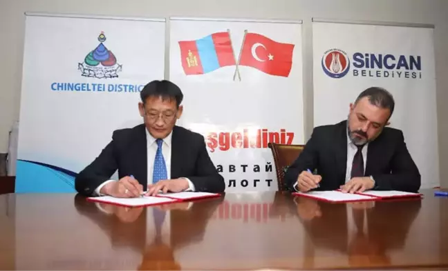 Sincan Belediyesine Moğolistan'dan Ziyaret