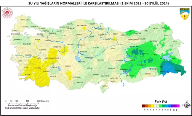 2024 Su Yılı Yağışları Normali Üzerinde Tamamlandı