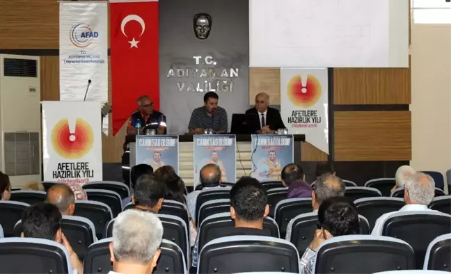 'Afet risklerini anlamak' konulu toplantı düzenlendi