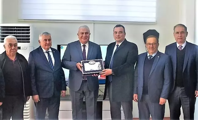 Aydın Ticaret Borsası'ndan Başkan Fatih Atay'a ziyaret