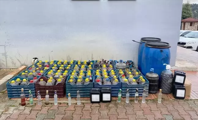 Mersin'de Sahte İçki Operasyonu: 1110 Litre Ele Geçirildi