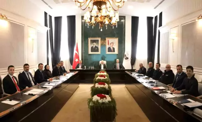 Kırklareli'nde Güvenlik ve Acil Durumlar Koordinasyon Merkezi Toplantısı